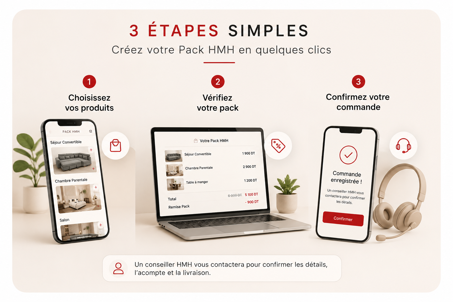 Pack Libre — 3 étapes simples pour composer votre pack