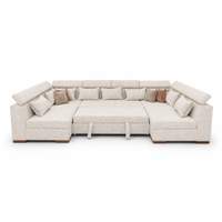 Séjour KARIZMA – Forme U Beige Clair ( Luxor )