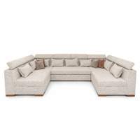 Séjour KARIZMA – Forme U Beige Clair ( Luxor )