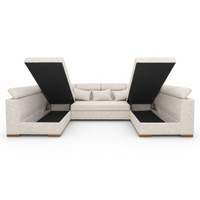 Séjour KARIZMA – Forme U Beige Clair ( Luxor )
