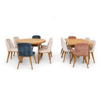 Table extensible avec 6 chaises