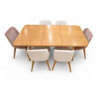 Table extensible avec 6 chaises
