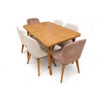Table extensible avec 6 chaises