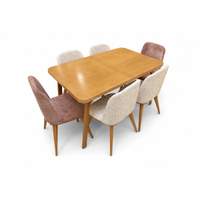 Table extensible avec 6 chaises