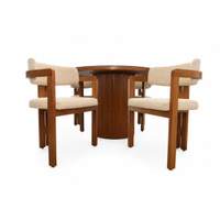 Table PHENIX avec 4Chaises beige