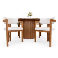 Table PHENIX avec 4Chaises beige