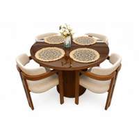 Table PHENIX avec 4Chaises beige