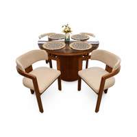 Table PHENIX avec 4Chaises beige