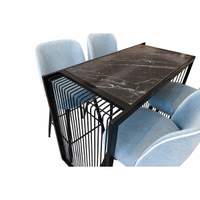 Table Haute ALEXANDRA Bleu Ciel ( Triode)