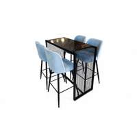 Table Haute ALEXANDRA Bleu Ciel ( Triode)