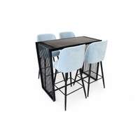 Table Haute ALEXANDRA Bleu Ciel ( Triode)