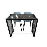 Table Haute ALEXANDRA Bleu Ciel ( Triode)