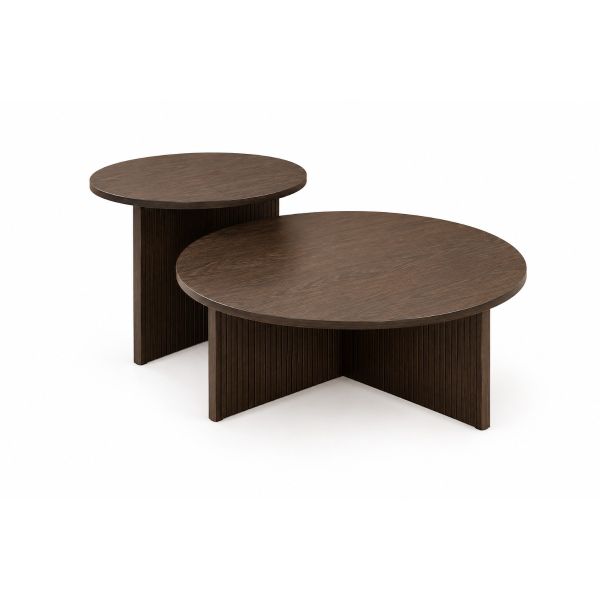 Table basse RAYURE 2 pcs
