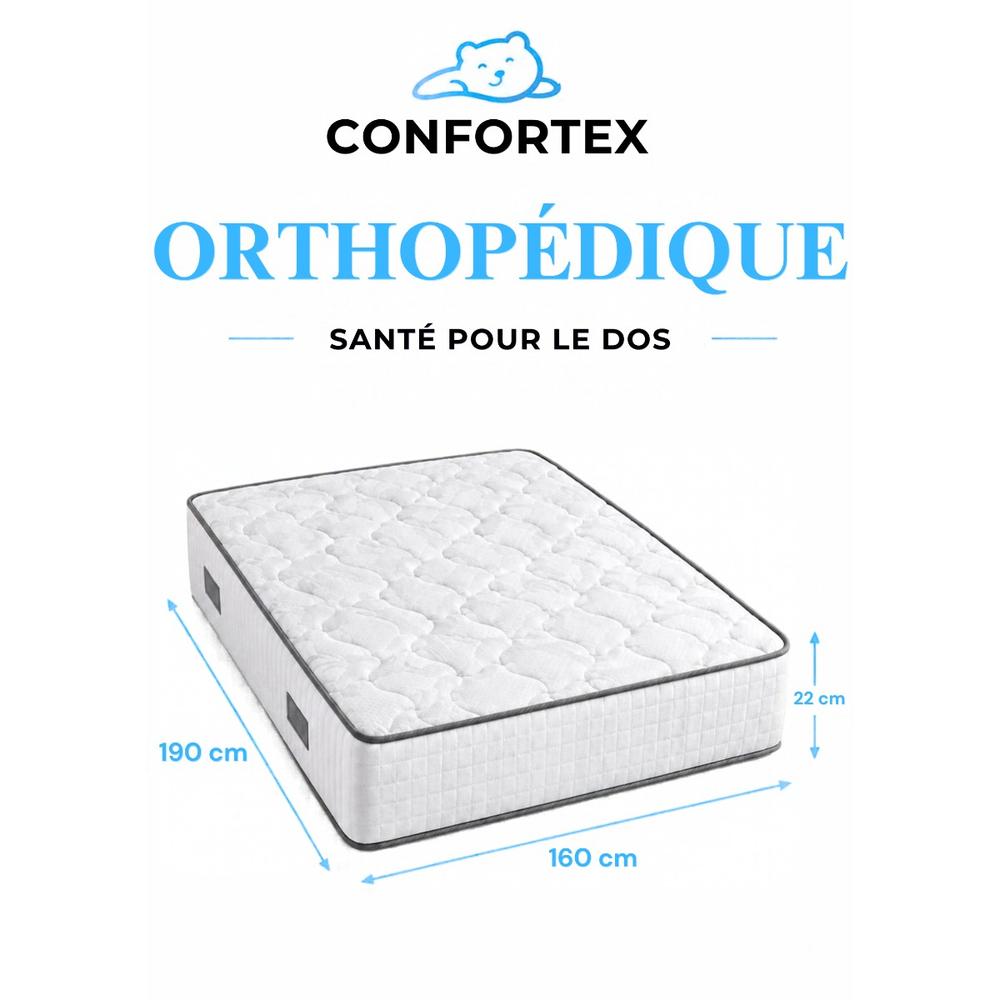 Matelas Orthopédique 1.60 m - 1.90 m