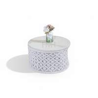 Table basse macramé