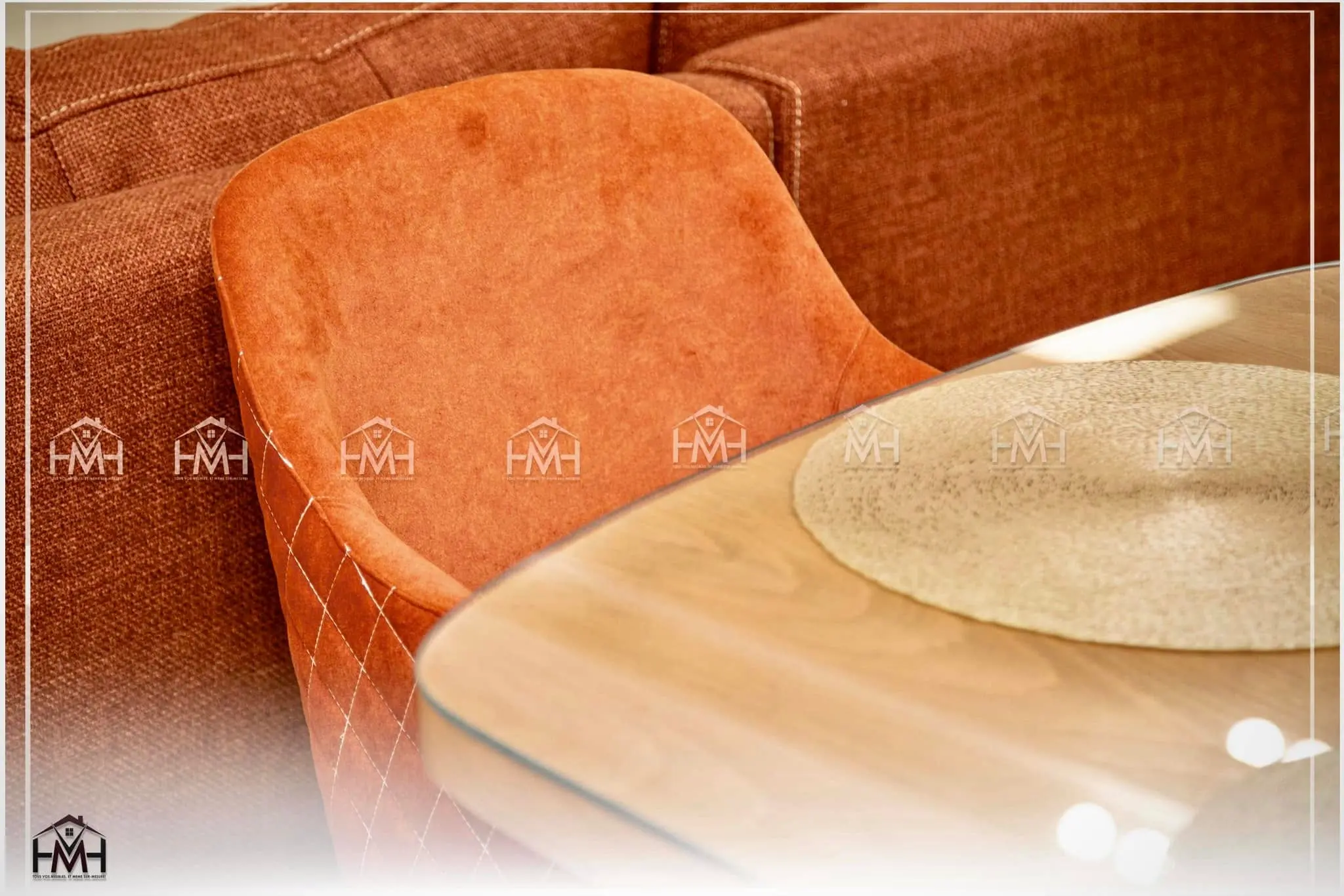 Table à manger OSCAR avec 6 chaises - Image 2