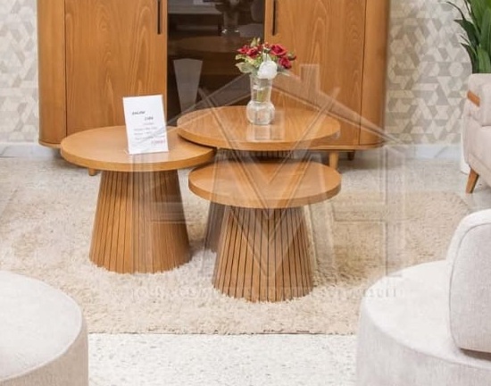 Table basse RONDE 3psc - Image 4